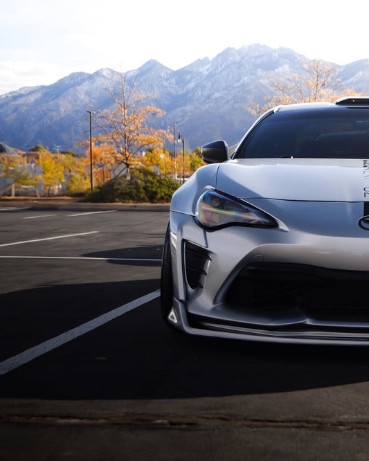 Toyota GT86 86 TRD GT SE Base ZN6 2017 2018 2019 2020 & Scion FR-S FRS ZN6 2013 2014 2015 2016 & Subaru BRZ TS Limited Premium ZN6 2013 2014 2015 2016 2017 2018 2019 2020 with Aftermarket Parts - SHINNING Roof Scoop Carbon Fiber / FRP from Robot Craftsman