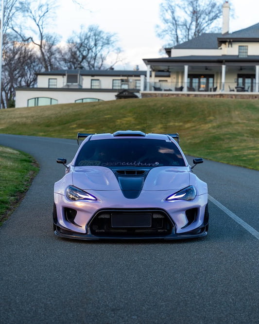 Toyota GT86 86 TRD GT SE Base ZN6 2017 2018 2019 2020 & Scion FR-S FRS ZN6 2013 2014 2015 2016 & Subaru BRZ TS Limited Premium ZN6 2013 2014 2015 2016 2017 2018 2019 2020 with Aftermarket Parts - SHINNING Roof Scoop Carbon Fiber / FRP from Robot Craftsman