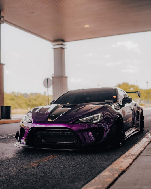 Toyota GT86 86 TRD GT SE Base ZN6 2017 2018 2019 2020 & Scion FR-S FRS ZN6 2013 2014 2015 2016 & BRZ TS Limited Premium ZN6 2013 2014 2015 2016 2017 2018 2019 2020 (compatible with ROBOT widebody kit) with Aftermarket Parts - Front Bumper & Lip Carbon Fiber / FRP from Robot Craftsman