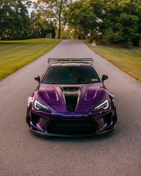 Toyota GT86 86 TRD GT SE Base ZN6 2017 2018 2019 2020 & Scion FR-S FRS ZN6 2013 2014 2015 2016 & BRZ TS Limited Premium ZN6 2013 2014 2015 2016 2017 2018 2019 2020 (compatible with ROBOT widebody kit) with Aftermarket Parts - Front Bumper & Lip Carbon Fiber / FRP from Robot Craftsman