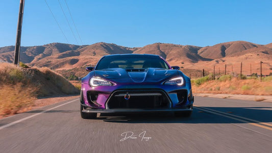 Toyota GT86 86 TRD GT SE Base ZN6 2017 2018 2019 2020 & Scion FR-S FRS ZN6 2013 2014 2015 2016 & BRZ TS Limited Premium ZN6 2013 2014 2015 2016 2017 2018 2019 2020 (compatible with ROBOT widebody kit) with Aftermarket Parts - Front Bumper & Lip Carbon Fiber / FRP from Robot Craftsman