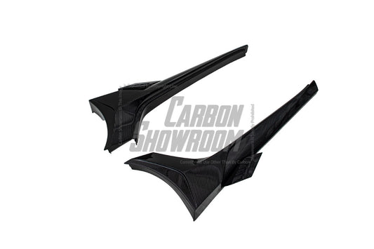 Toyota Supra MK5 A90 A91 3.0 2.0 2020 2021 2022 2023 2024 with Aftermarket Parts - Hyperion Widebody Fender Flares Wheel Arches & Side Skirts Package Carbon Fiber / FRP from Robot Craftsman
