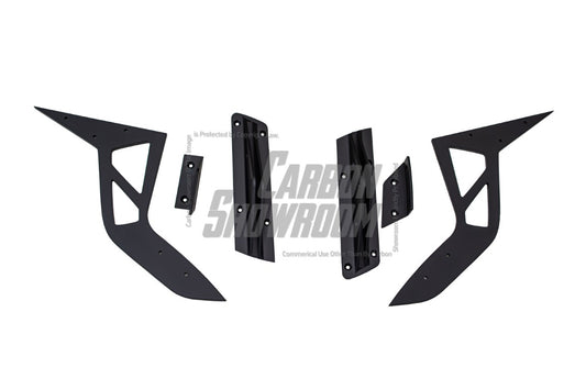 Toyota Supra MK5 A90 A91 3.0 2.0 2020 2021 2022 2023 2024 with Aftermarket Parts - Hyperion Rear Louvers & GT Wing Carbon Fiber / FRP from Robot Craftsman