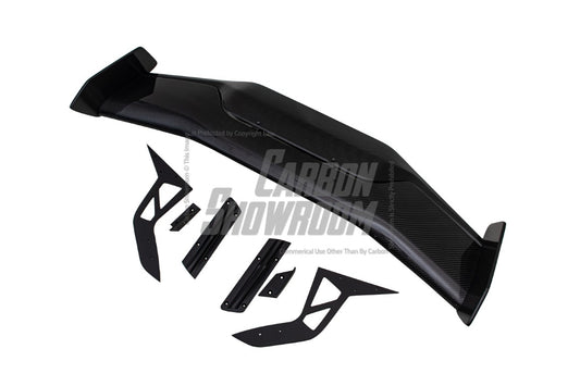 Toyota Supra MK5 A90 A91 3.0 2.0 2020 2021 2022 2023 2024 with Aftermarket Parts - Hyperion Rear Louvers & GT Wing Carbon Fiber / FRP from Robot Craftsman