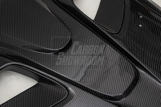 Toyota Supra MK5 A90 A91 3.0 2.0 2020 2021 2022 2023 2024 with Aftermarket Parts - Hyperion Rear Louvers & GT Wing Carbon Fiber / FRP from Robot Craftsman