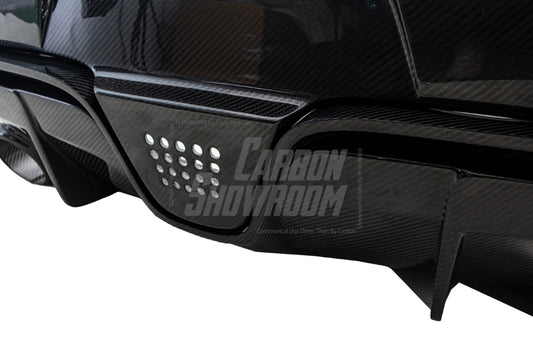 Toyota Supra MK5 A90 A91 3.0 2.0 2020 2021 2022 2023 2024 with Aftermarket Parts - Hyperion Widebody Rear Bumper & Diffuser Carbon Fiber / FRP from Robot Craftsman