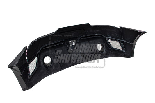 Toyota Supra MK5 A90 A91 3.0 2.0 2020 2021 2022 2023 2024 with Aftermarket Parts - Hyperion Widebody Rear Bumper & Diffuser Carbon Fiber / FRP from Robot Craftsman