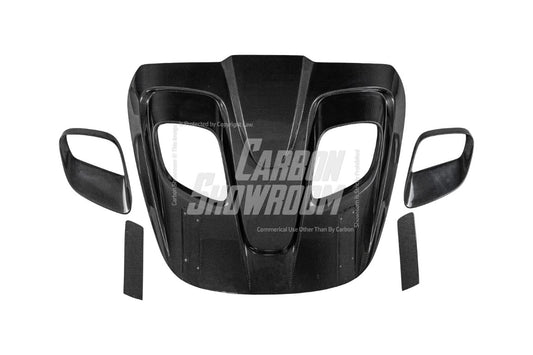 Toyota Supra MK5 A90 A91 3.0 2.0 2020 2021 2022 2023 2024 with Aftermarket Parts - Hyperion Rear Louvers & GT Wing Carbon Fiber / FRP from Robot Craftsman