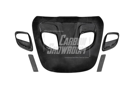 Toyota Supra MK5 A90 A91 3.0 2.0 2020 2021 2022 2023 2024 with Aftermarket Parts - Hyperion Rear Louvers & GT Wing Carbon Fiber / FRP from Robot Craftsman