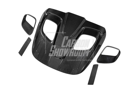 Toyota Supra MK5 A90 A91 3.0 2.0 2020 2021 2022 2023 2024 with Aftermarket Parts - Hyperion Rear Louvers & GT Wing Carbon Fiber / FRP from Robot Craftsman