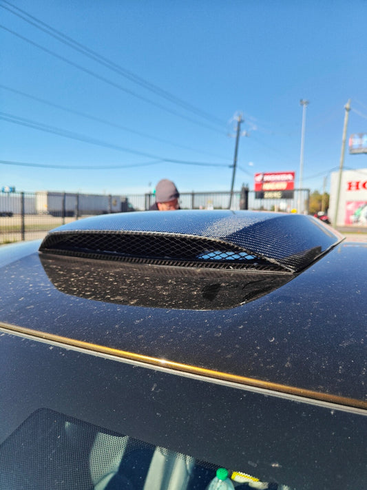 Toyota Supra MK5 A90 A91 3.0 2.0 2020 2021 2022 2023 2024 with Aftermarket Parts - Hyperion Roof Scoop Carbon Fiber / FRP from Robot Craftsman