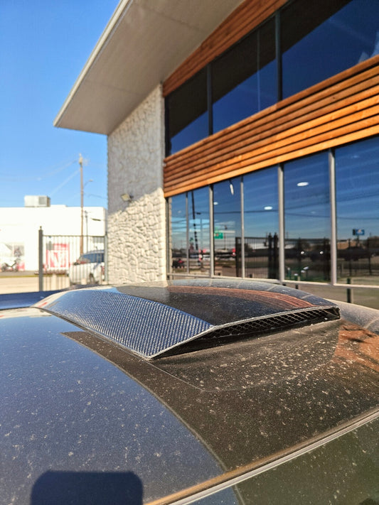 Toyota Supra MK5 A90 A91 3.0 2.0 2020 2021 2022 2023 2024 with Aftermarket Parts - Hyperion Roof Scoop Carbon Fiber / FRP from Robot Craftsman