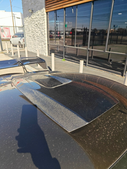 Toyota Supra MK5 A90 A91 3.0 2.0 2020 2021 2022 2023 2024 with Aftermarket Parts - Hyperion Roof Scoop Carbon Fiber / FRP from Robot Craftsman