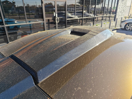 Toyota Supra MK5 A90 A91 3.0 2.0 2020 2021 2022 2023 2024 with Aftermarket Parts - Hyperion Roof Scoop Carbon Fiber / FRP from Robot Craftsman