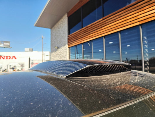 Toyota Supra MK5 A90 A91 3.0 2.0 2020 2021 2022 2023 2024 with Aftermarket Parts - Hyperion Roof Scoop Carbon Fiber / FRP from Robot Craftsman