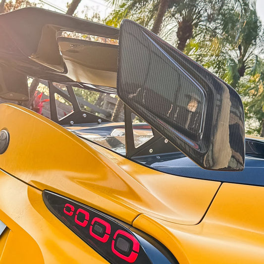 Toyota Supra MK5 A90 A91 3.0 2.0 2020 2021 2022 2023 2024 with Aftermarket Parts - Hyperion Rear Louvers & GT Wing Carbon Fiber / FRP from Robot Craftsman