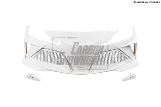 Toyota Supra MK5 A90 A91 3.0 2.0 2020-ON with Aftermarket Parts - "Hyperion" Narrow Body Front Bumper & Lip Carbon Fiber / FRP from Robot Craftsman
