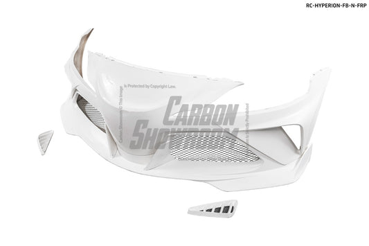 Toyota Supra MK5 A90 A91 3.0 2.0 2020-ON with Aftermarket Parts - "Hyperion" Narrow Body Front Bumper & Lip Carbon Fiber / FRP from Robot Craftsman