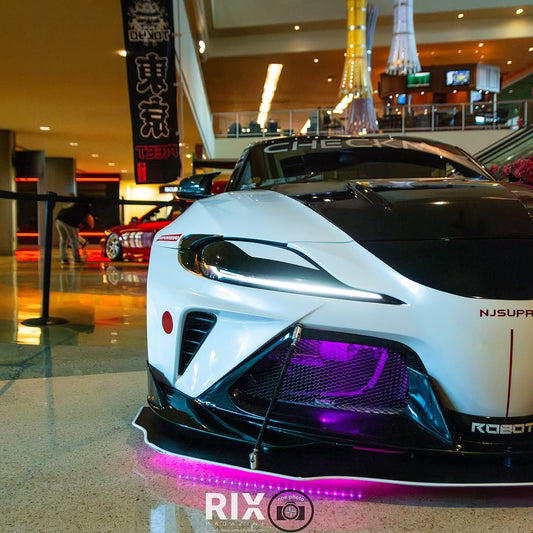Upgrade Your Toyota Supra MK5 A90 A91 3.0 2.0 2020 2021 2022 2023 2024 with Aftermarket Parts - Hyperion Widebody Front Bumper & Lip Carbon Fiber / FRP from Robot Craftsman