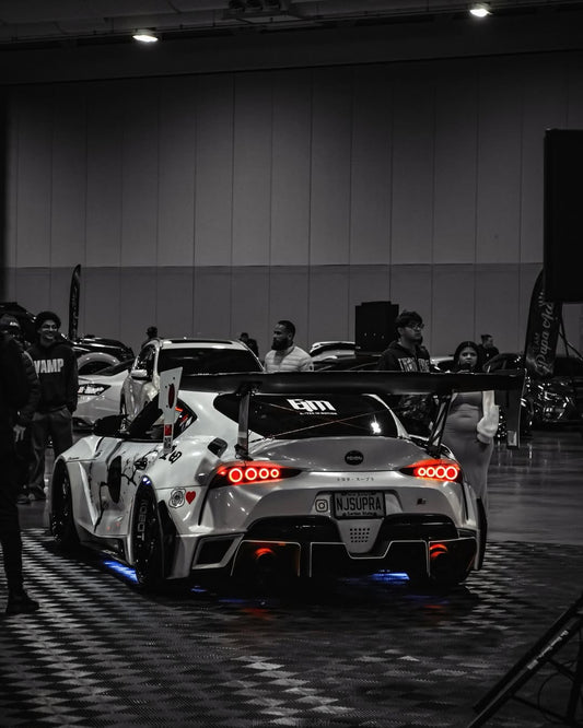 Upgrade Your Toyota Supra MK5 A90 A91 3.0 2.0 2020 2021 2022 2023 2024 with Aftermarket Parts - Hyperion Widebody Rear Bumper & Diffuser Carbon Fiber / FRP from Robot Craftsman