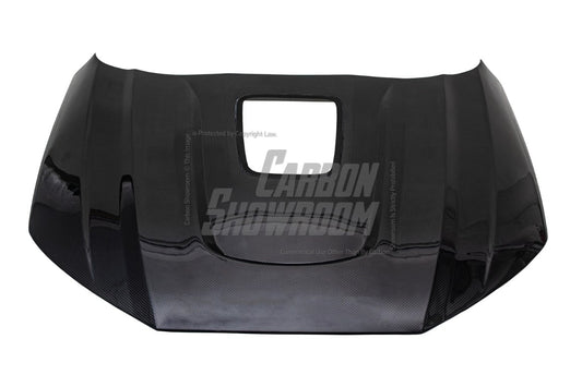 SD Carbon Fiber Tempered Glass Hood Bonnet For Audi A4 S4 2017-ON B9 B9.5 - Performance SpeedShop