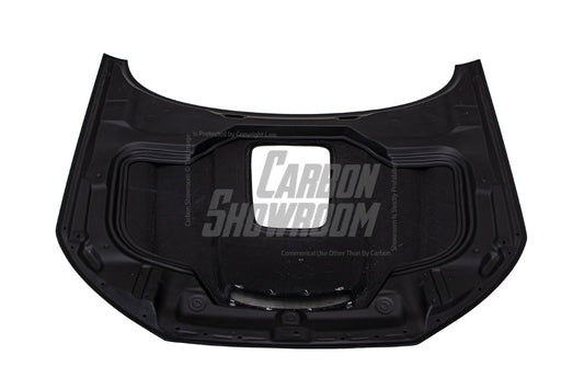 SD Carbon Fiber Tempered Glass Hood Bonnet For Audi A4 S4 2017-ON B9 B9.5 - Performance SpeedShop