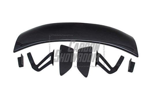 SD Carbon Club Sport Style DRY Carbon Fiber Rear Spoiler Wing For Porsche 718 Cayman Boxster - Performance SpeedShop