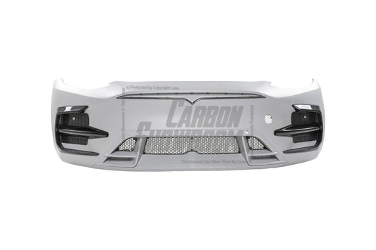 SD Carbon Front Bumper & Lip For Tesla Model Y / Performance - Performance SpeedShop