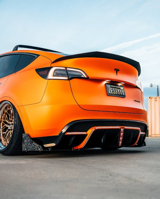 SD Carbon Rear Diffuser For Tesla Model Y / Performance - Performance SpeedShop