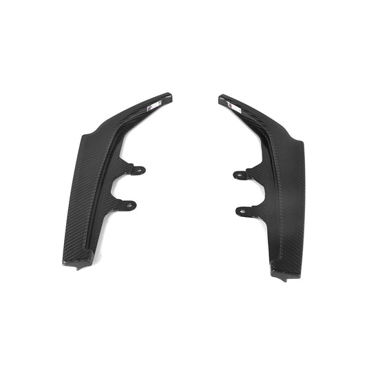 BMW 2 Series M240i G42 2022 2023 2024 with Aftermarket Parts - Rear Bumper Lower Canards Trim?Pre-preg Carbon Fiber from SOOQOO USA