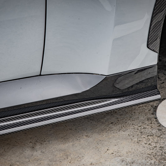 BMW 2 Series M240i 230i G42 2022 2023 2024 with Aftermarket Parts - Side Skirts?Pre-preg Carbon Fiber from SOOQOO USA