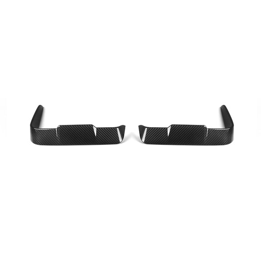 BMW 4 Series M440i 430i G22 G23 2020 2021 2022 2023 2024 with Aftermarket Parts - Front Canards?Pre-preg Carbon Fiber from SOOQOO USA