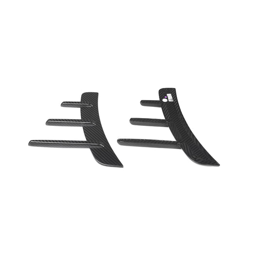 BMW 4 Series M440i 430i G22 G23 2020 2021 2022 2023 2024 with Aftermarket Parts - Front Fenders Trim?Pre-preg Carbon Fiber from SOOQOO USA