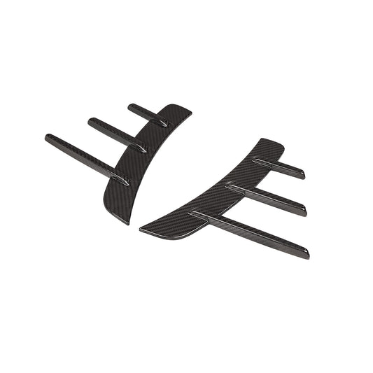 BMW 4 Series M440i 430i G22 G23 2020 2021 2022 2023 2024 with Aftermarket Parts - Front Fenders Trim?Pre-preg Carbon Fiber from SOOQOO USA