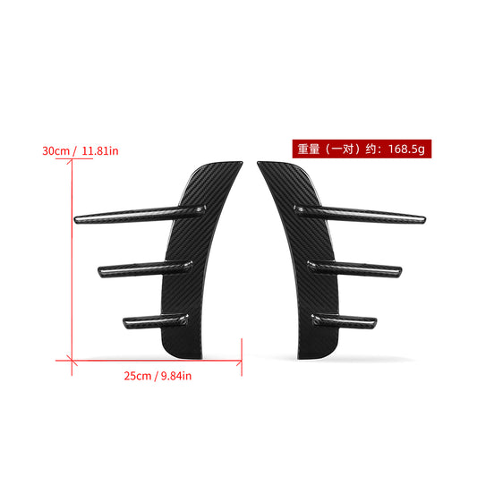 BMW 4 Series M440i 430i G22 G23 2020 2021 2022 2023 2024 with Aftermarket Parts - Rear Fenders Trim?Pre-preg Carbon Fiber from SOOQOO USA