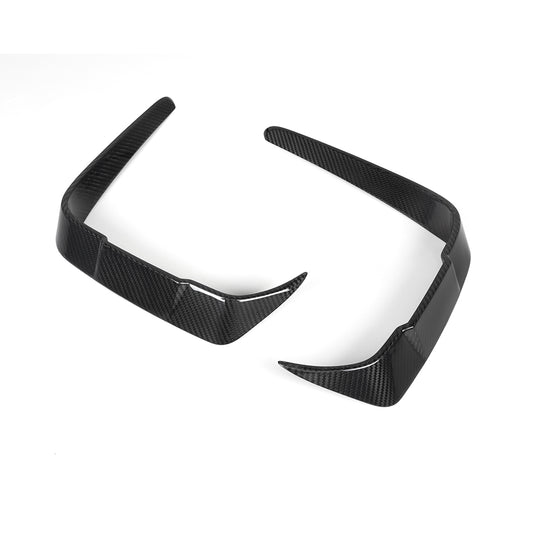 BMW M2C F87 2019 2020 2021 with Aftermarket Parts - Front Canards Trim?Pre-preg Carbon Fiber from SOOQOO USA