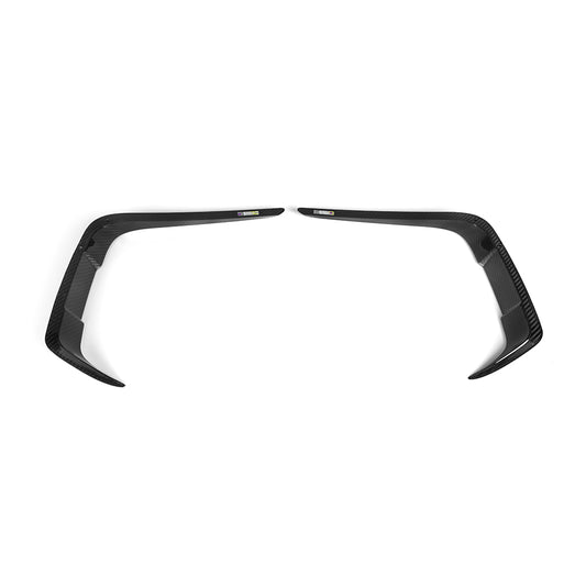BMW M2C F87 2019 2020 2021 with Aftermarket Parts - Front Canards Trim?Pre-preg Carbon Fiber from SOOQOO USA