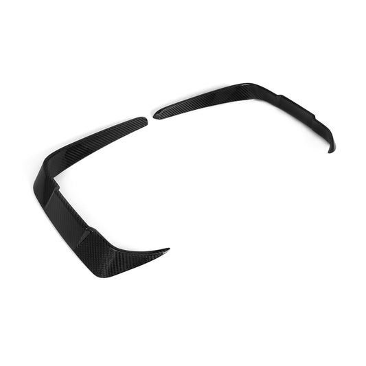 BMW M2C F87 2019 2020 2021 with Aftermarket Parts - Front Canards Trim?Pre-preg Carbon Fiber from SOOQOO USA