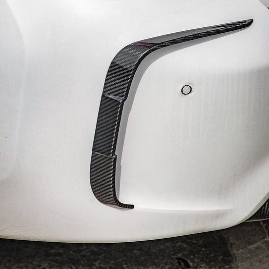 BMW M2C F87 2019 2020 2021 with Aftermarket Parts - Rear Bumper Valences?Pre-preg Carbon Fiber from SOOQOO USA