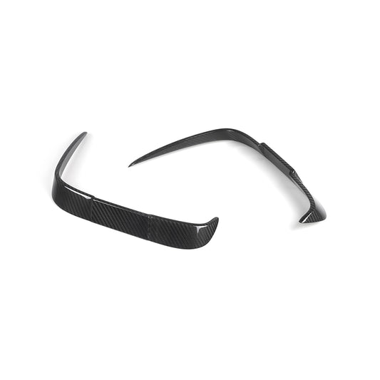 BMW M2C F87 2019 2020 2021 with Aftermarket Parts - Rear Bumper Valences?Pre-preg Carbon Fiber from SOOQOO USA