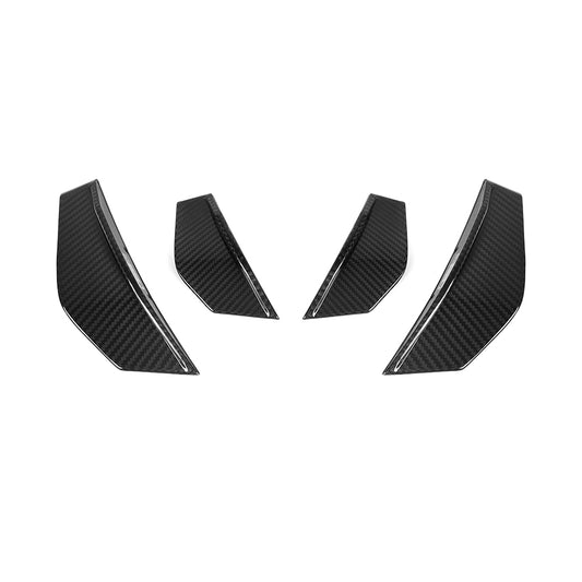 BMW M2 M2C F87 2016 2017 2018 2019 2020 2021 with Aftermarket Parts - Front Canards Trim?Pre-preg Carbon Fiber from SOOQOO USA