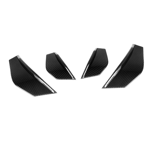 BMW M2 M2C F87 2016 2017 2018 2019 2020 2021 with Aftermarket Parts - Front Canards Trim?Pre-preg Carbon Fiber from SOOQOO USA