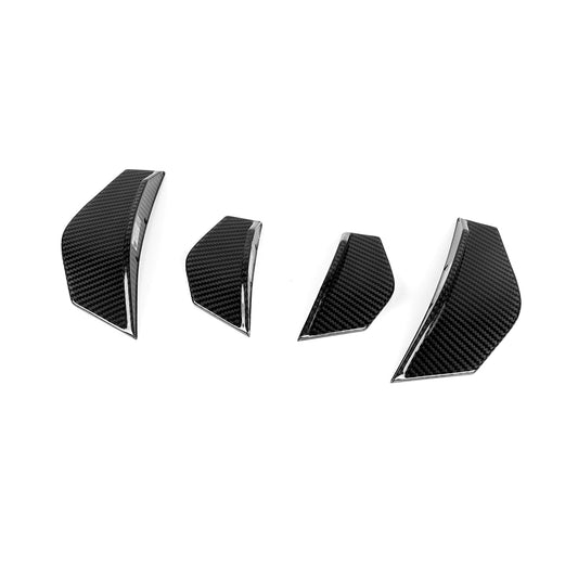 BMW M2 M2C F87 2016 2017 2018 2019 2020 2021 with Aftermarket Parts - Front Canards Trim?Pre-preg Carbon Fiber from SOOQOO USA