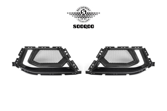 BMW M3 G80 G81 2021 2022 2023 2024 & M4 G82 G83 2021 2022 2023 2024 with Aftermarket Parts - Air Duct Replacement?Pre-preg Carbon Fiber from SOOQOO USA