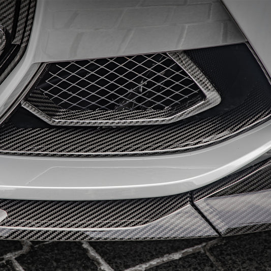 BMW M3 G80 G81 2021 2022 2023 2024 & M4 G82 G83 2021 2022 2023 2024 with Aftermarket Parts - Air Duct Replacement?Pre-preg Carbon Fiber from SOOQOO USA