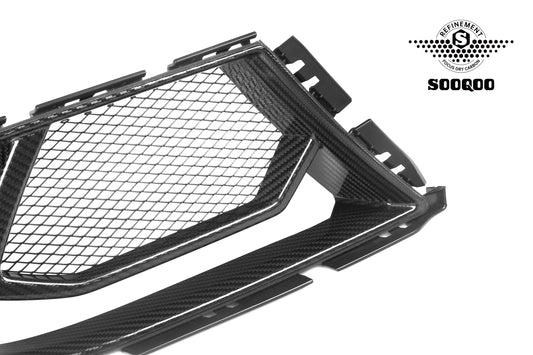 BMW M3 G80 G81 2021 2022 2023 2024 & M4 G82 G83 2021 2022 2023 2024 with Aftermarket Parts - Air Duct Replacement?Pre-preg Carbon Fiber from SOOQOO USA