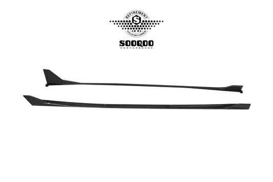 Audi RS3 8Y.5 Facelift 2025-ON with Aftermarket Parts - Side Skirts Dry Pre-preg Carbon Fiber from SOOQOO USA