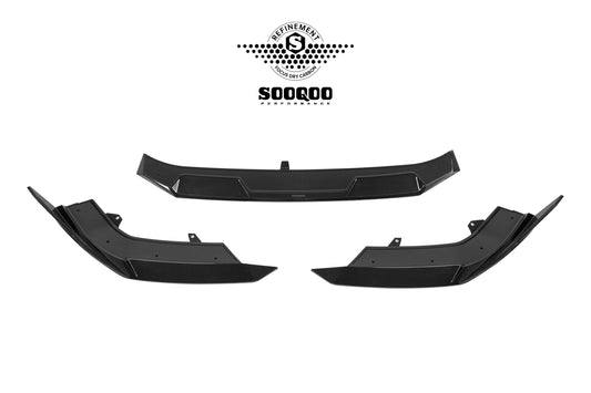 Audi RS3 8Y.5 Facelift 2025-ON with Aftermarket Parts - V1 Style Front Lip Dry Pre-preg Carbon Fiber from SOOQOO USA