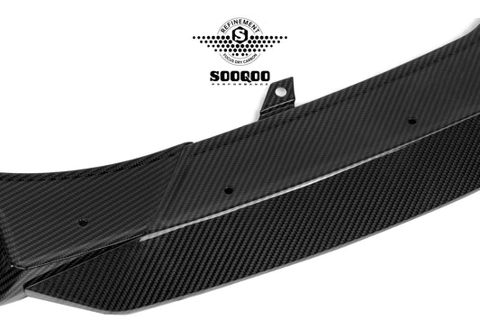 Audi RS3 8Y.5 Facelift 2025-ON with Aftermarket Parts - V2 Style Front Lip Dry Pre-preg Carbon Fiber from SOOQOO USA