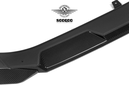 Audi RS3 8Y.5 Facelift 2025-ON with Aftermarket Parts - V2 Style Front Lip Dry Pre-preg Carbon Fiber from SOOQOO USA